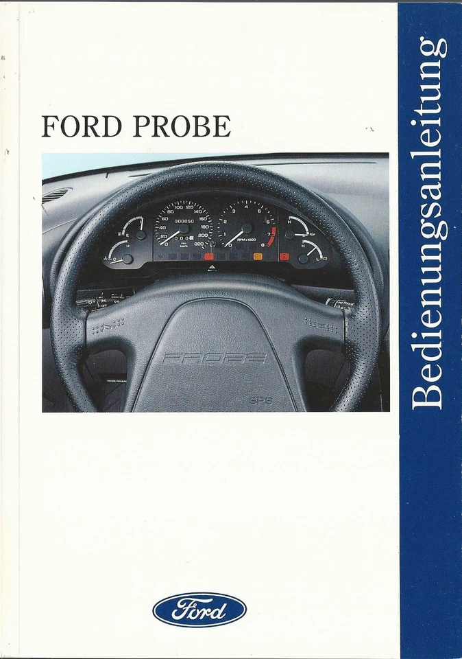 FORD PROBE 2 Betriebsanleitung 1994 Bedienungsanleitung Handbuch Bordbuch BA - Bild 1 von 1