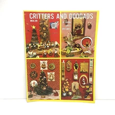 Critters and Doodads of cones, seeds and pods by Hazel Pearson Handicrafts 1973