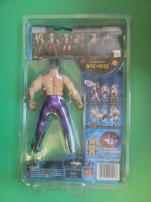 WWE WWF Jakks Pacific Snappin Bashers Chris Benoit Rabid Wolverine