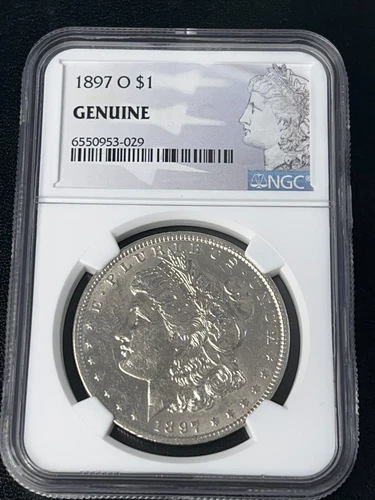 1897-O ~ Morgan Silver Dollar ~ NGC Genuine ~ UNCIRCULATED