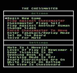Videojuego Nintendo NES Chessmaster [SIN CAJA]