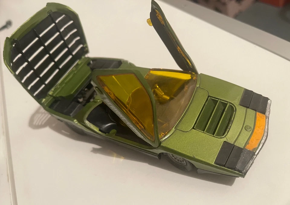 POLITOYS-S N.592 1:25 Alfa Romeo 33 Bertone Carabo concept 1968 verde, M.Gandini - Immagine 3 di 4