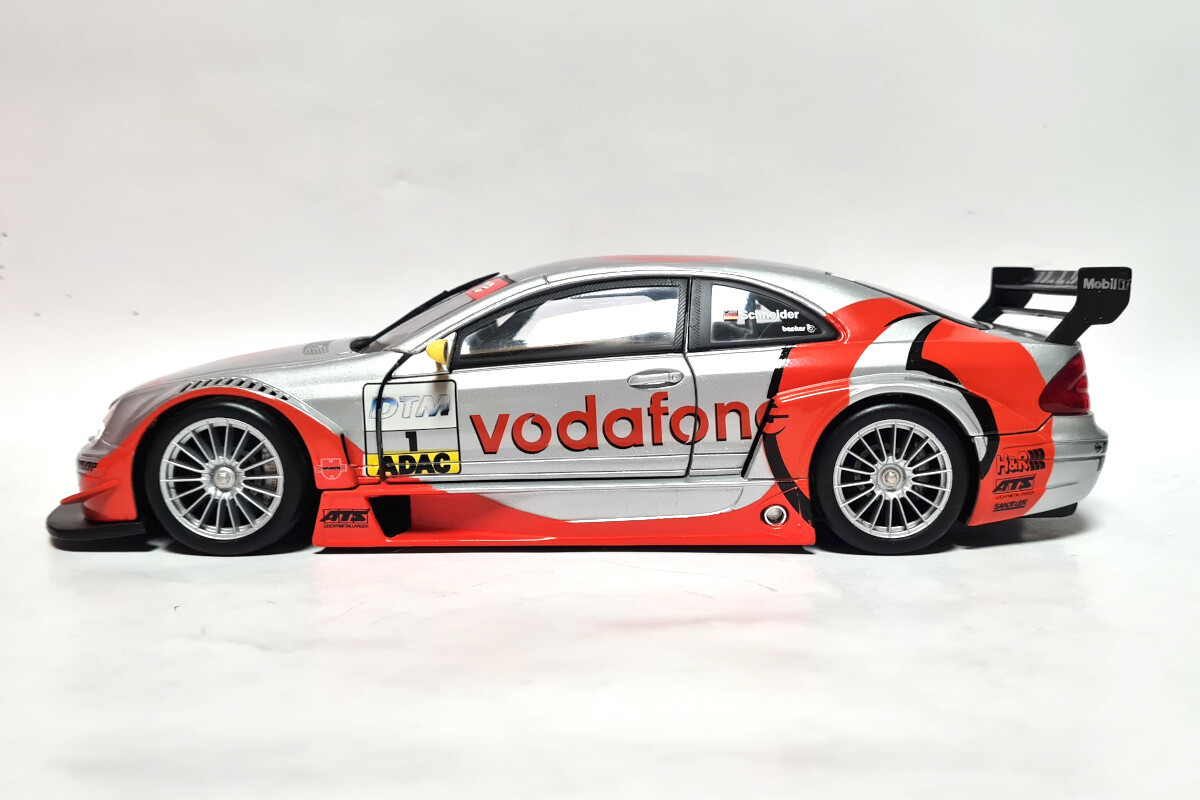 絶版 ミニッツボディ CLK-DTM Vodafone AMG-MERCEDES Kyosho Mini-z Body ASC Mercedes-Benz CLK-DTM Vodafone AMG
