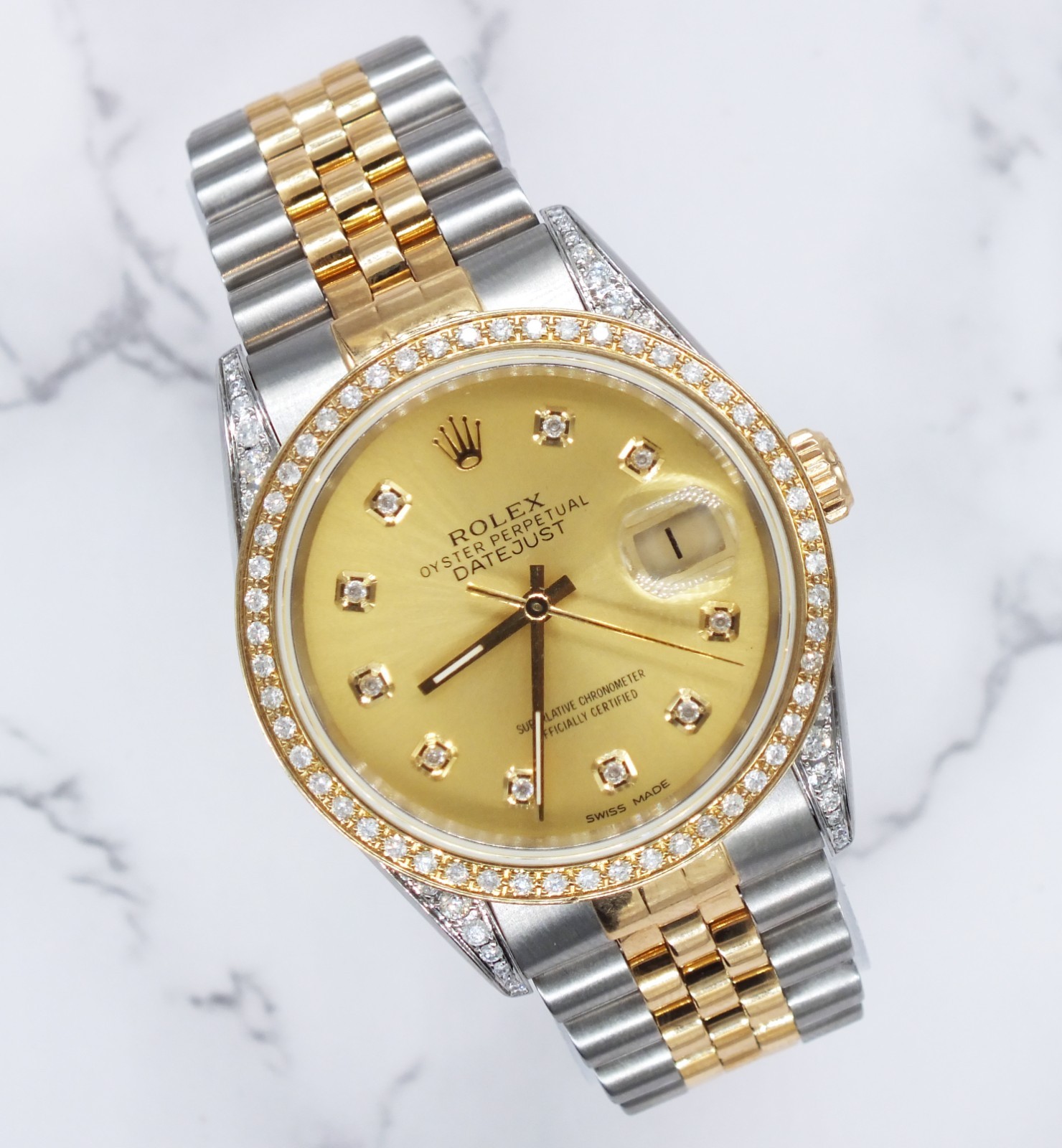 Rolex Datejust 'Fully Loaded' with Champagne