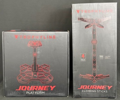 Trophyline Journey Platform & Journey Climbing Sticks Saddle Hunting - New