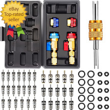 R134A R1234YF Valve Core Tool 35 Pcs Air Condition Valve Core Refrigeration Schr