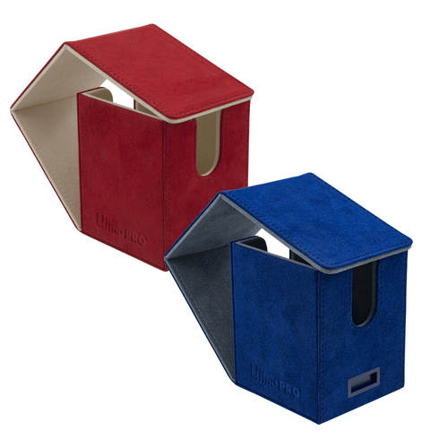 Ultra PRO Vivid Deluxe Alcove Flip Deck Box Alcantara Microsuede Karten Organizer - Bild 1 von 17