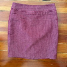 The Limited Y2K vintage fuschia office siren minimalist mini skirt XS Size 0