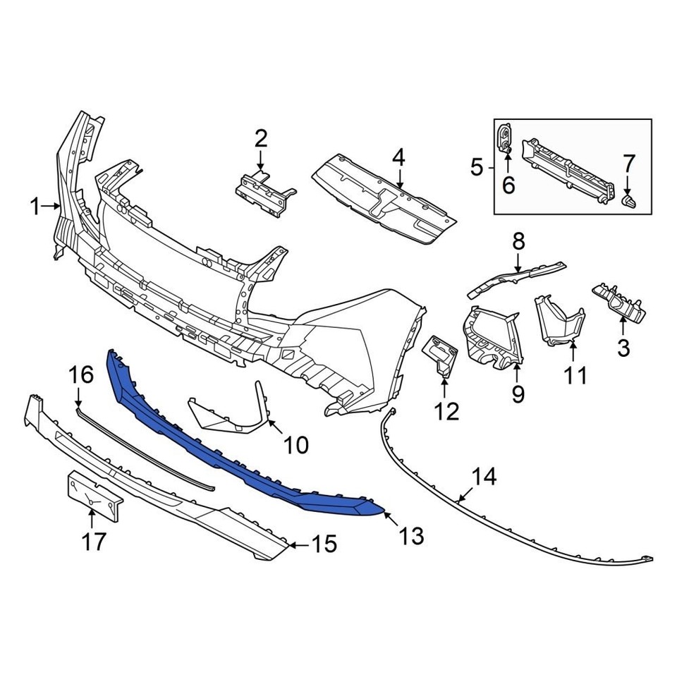 For Hyundai Tucson 2025 Hyundai 86577CW500PXP Front Valance Panel | eBay