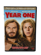 Year One DVD, 2009 Theatrical  Unrated Edition - Jack Black  Michael Cera