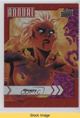 2022-23 Upper Deck Marvel Annual Magenta Sparkle Binary #5 READ kr0