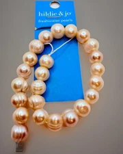 Hildie & Jo Freshwater Pearl Beads 10mm Champagne Qty:24