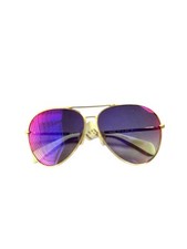 RAG & BONE RNB1006/S 3YG HI GOLD FRAME DARK GREY AUTHENTIC SUNGLASSES 63 - 11
