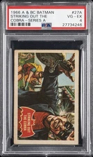 1966 A & BC BATMAN SER A #27A STRIKING OUT THE COBRA PSA 4