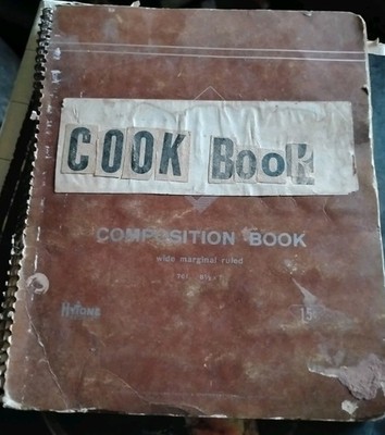 Vintage Homemade Recipe Cookbook Journal