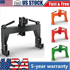 3 Point Quick Hitch Adapter Attach For Cat 1&2 Tractor 3000lb 5-Level Adjustable