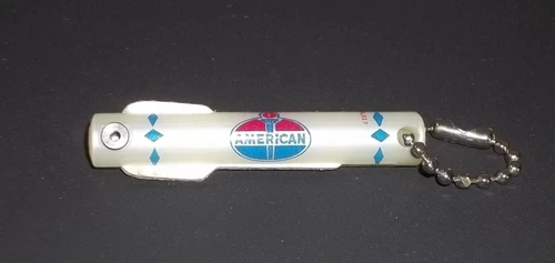 Vintage American Oil AMOCO Advertising Key Chain NOS Lee’s Service Station