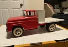 New ListingTonka Vintage Pressed Steel Red Flatbed Stake Truck Toy Nice Truck