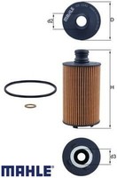 Mahle OX1141D ÖLfilter MotoröLfilter FüR Ssangyong FüR Kg Mobility