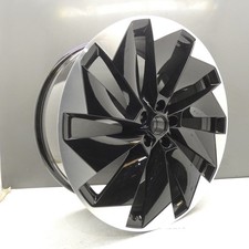 SKODA ENYAQ 21" ALLOY WHEEL RIM 9J BLACK DIAMOND CUT OEM 5LA601025P GENUINE X1