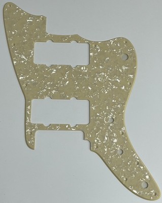For Fit Fender Squier Affinity Jazzmaster Style Guitar Pickguard Cream Pearl