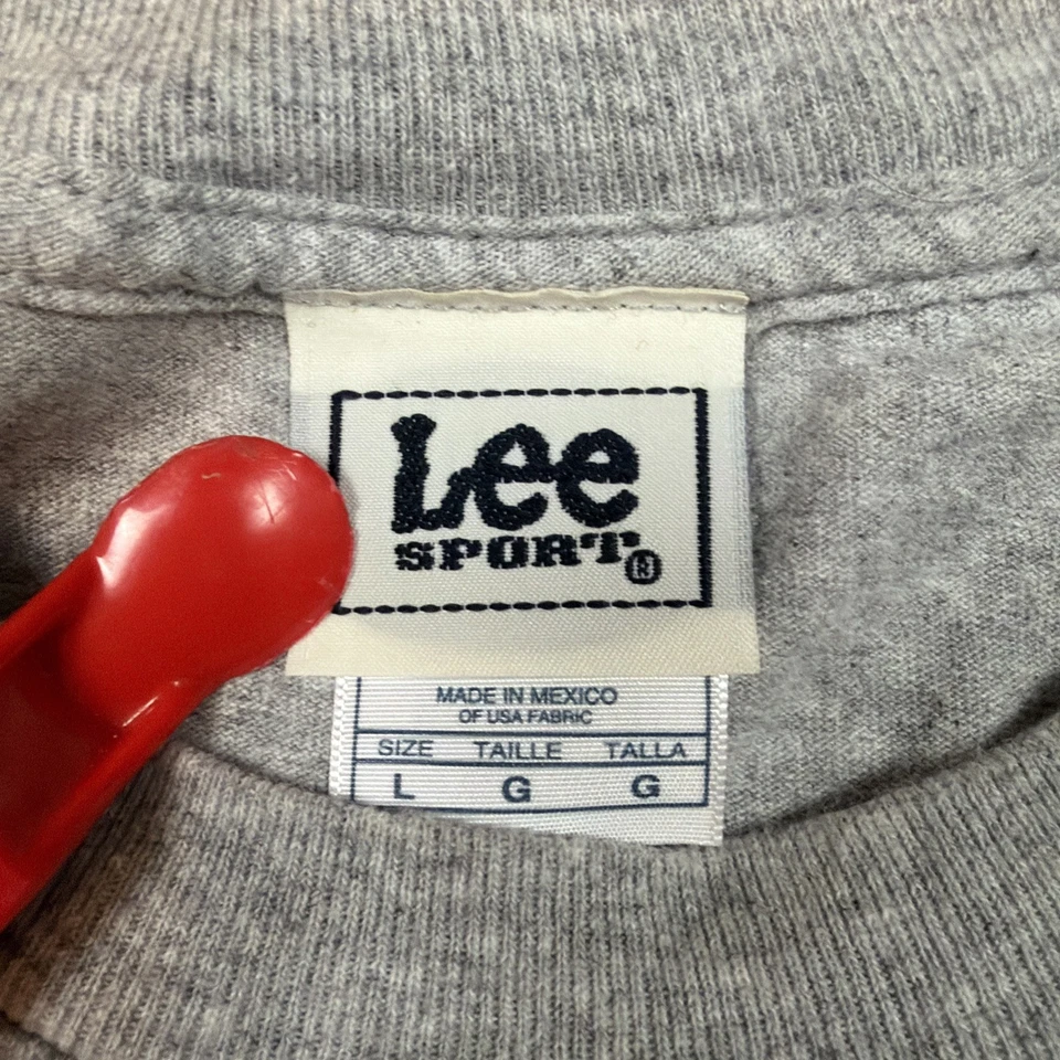 2007 Red Sox World Series Champions Shirt Mens L Lee Sport MLB Baseball Gray - Image 3 of 4