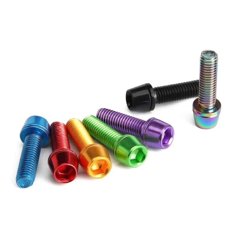 Bicycle Handle Bar Screw Titanium Colorful Plated M5*18mm Stainless Steel Bolts - Image 3 of 4