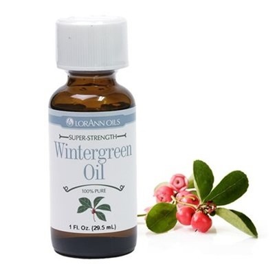 Lorann Oils Super Strength 100% Pure Wintergreen Oil 1 Ounce