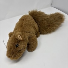 FOLKMANIS Large 18in Squirrel Hand Puppet Plush Toy Forest Friend Cottagecore