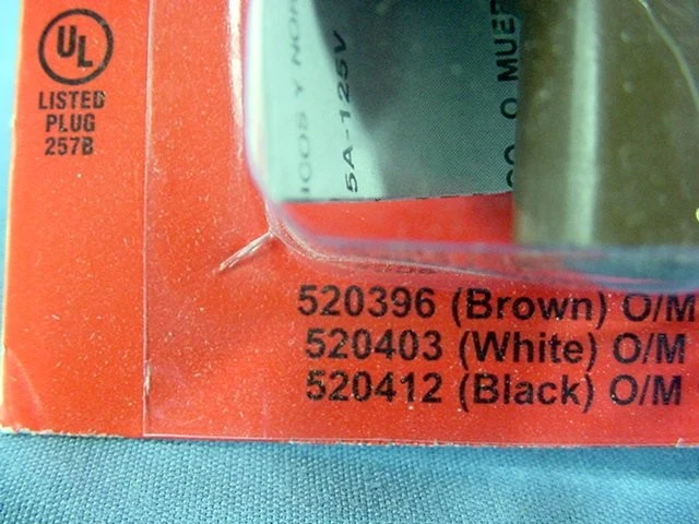 2 Do It Best Brown Straight Blade Easy Grip Flat Plugs NEMA 1-15 15A 125V 520396 - Image 4 of 4