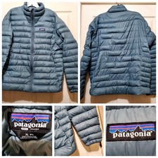 Patagonia Jacket Mens XL Green Down Sweater Puffer Insulated Hiking STY84675FA24