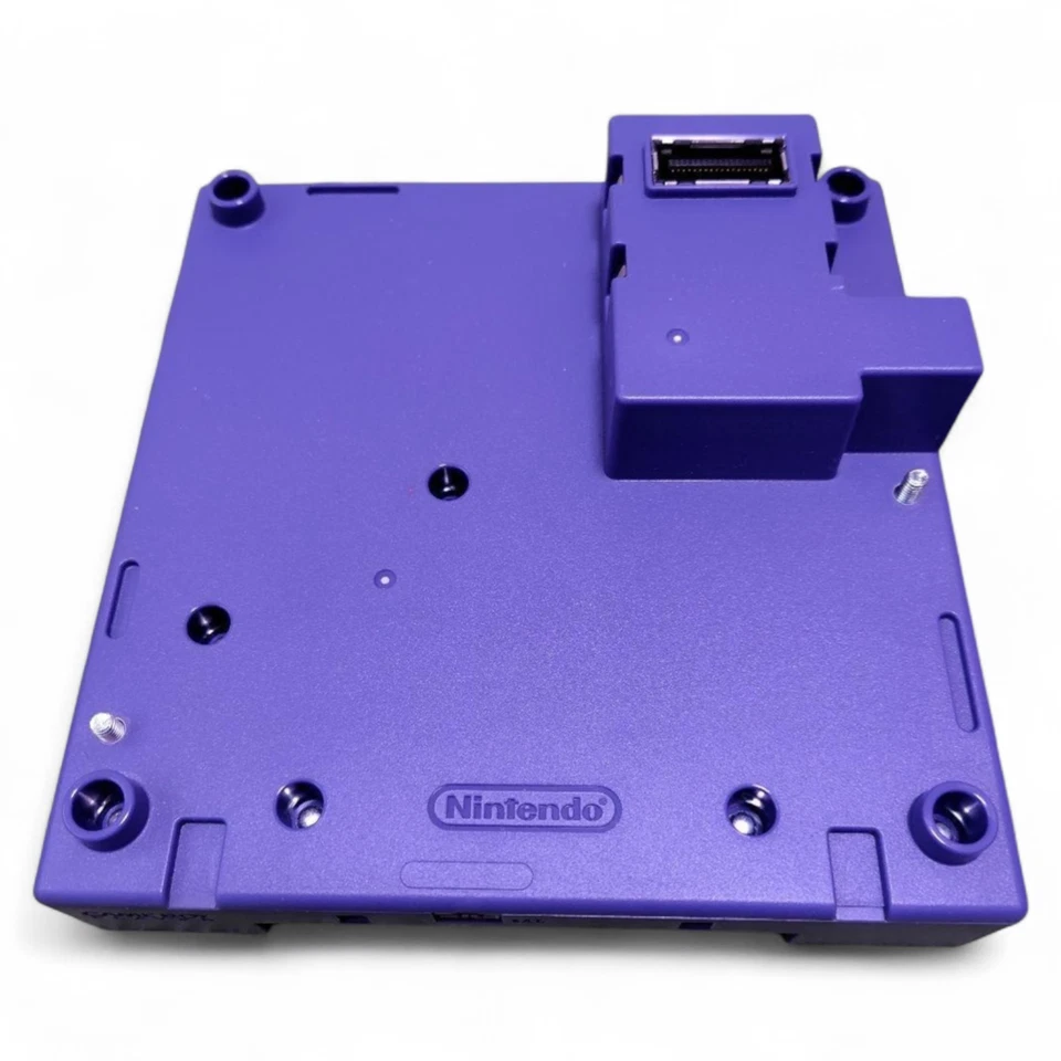 NINTENDO GameCube Gameboy Player Adapter Violet Blue + Start-Up Disc Tested #432 - Image 2 of 4