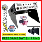 Workman C520 Black Hump Mount Bracket for CB Ham 10 Meter Radio No Drill Install