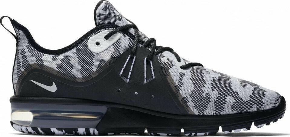 Size 11 Men\'s- Nike Air Max Sequent 3 Premium Camo Nike Air Max Sequent 3 Mens 9 AR0251-001 Black Whit Camo  main image 4