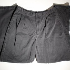 Vintage faded Black dark grey dockers women  s classic khaki size 16x33