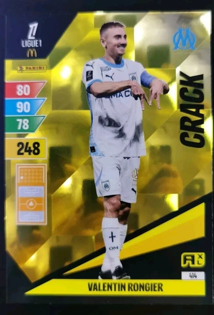 Panini Adrenalyn XL Karte 2024-25 Ligue 1 #414 Valentin RONGIER Marseille Crack