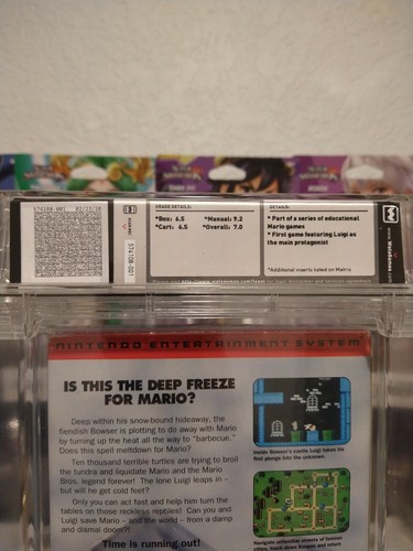 Mario is Missing (Nintendo Entertainment System, 1993) Wata Graded 7.0 - Picture 4 of 4