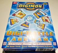 DIGIMON DIGI-BATTLE STARTER SET CARD GAME DECK 1st EDITION ~ FACTORY SEALED MINT