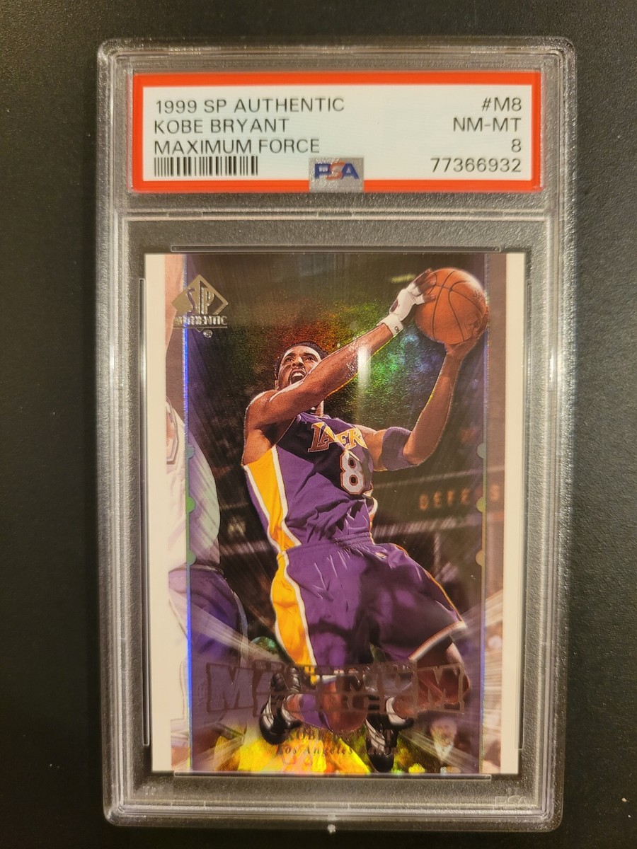 1999-00 SP Authentic - Maximum Force Kobe Bryant #M8 for sale