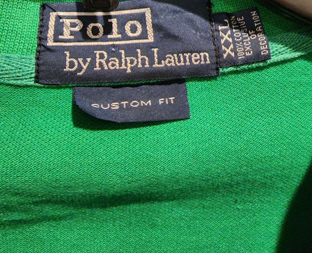 Polo by Ralph Lauren スラックス made in Italy POLO BY RALPH LAUREN CUSTOM FIT Mens Sz XXL Geen Italy Rome