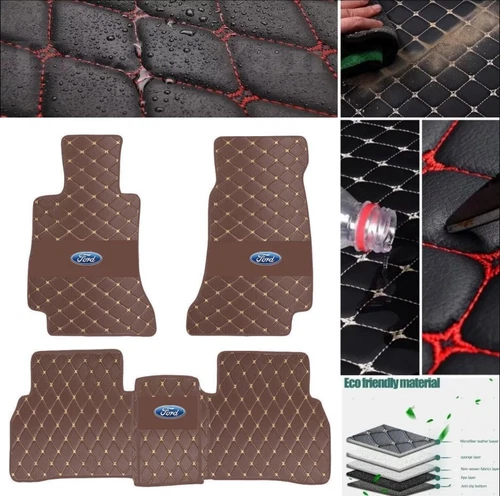 For Ford F-150 Car Floor Mats 2004-2024 Waterproof 2 Door 4 Door Custom Carpets - Imagen 24 de 31