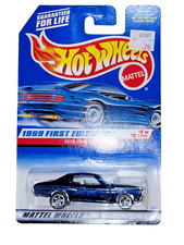 Hot Wheels 1970 Chevelle SS Blue 1999 First Editions #4/26 Diecast Car 1:64 New