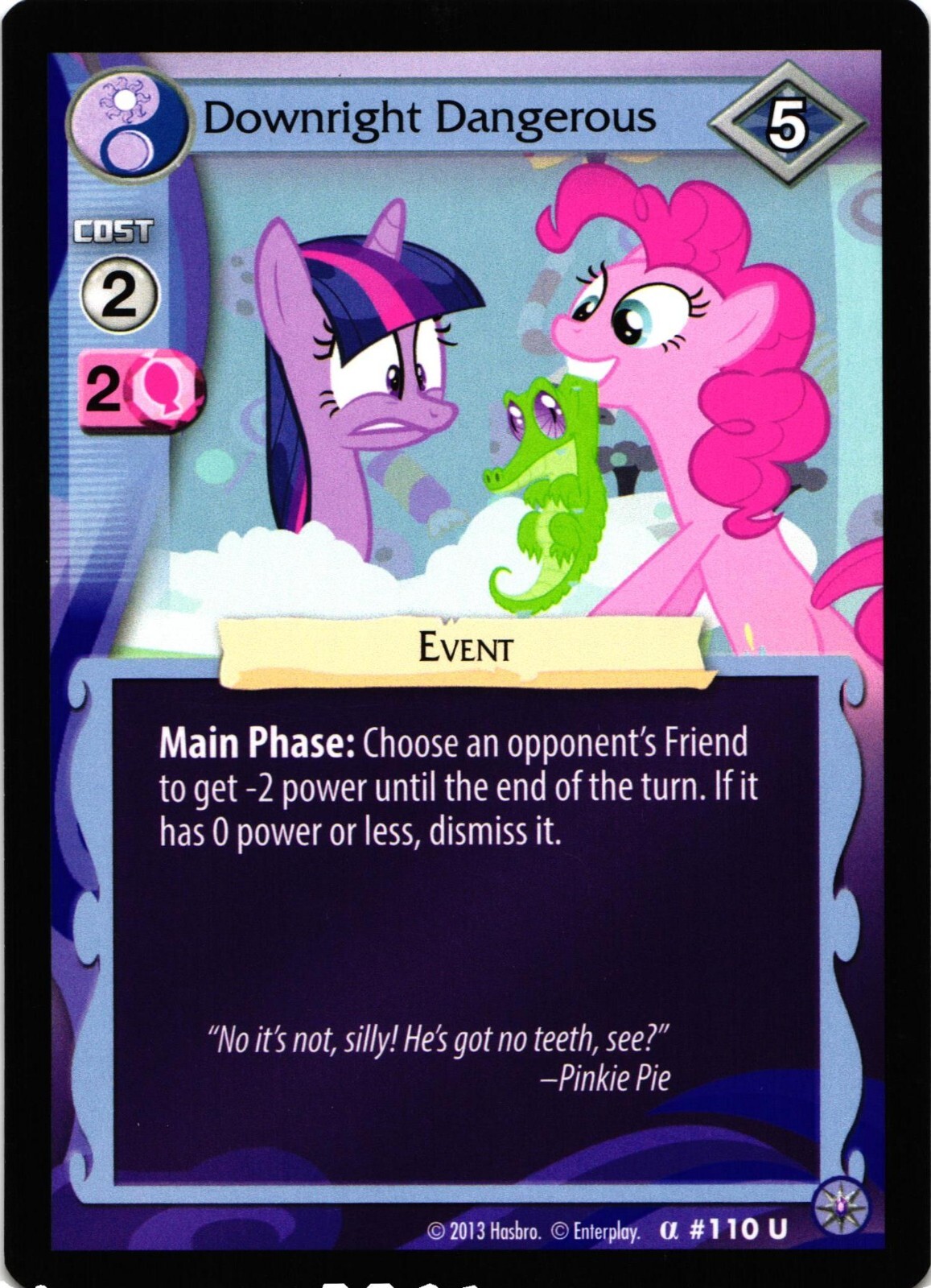 My Little Pony CCG Downright Dangerous Uncommon Trading Card