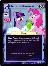 My Little Pony CCG Downright Dangerous Uncommon Trading Card