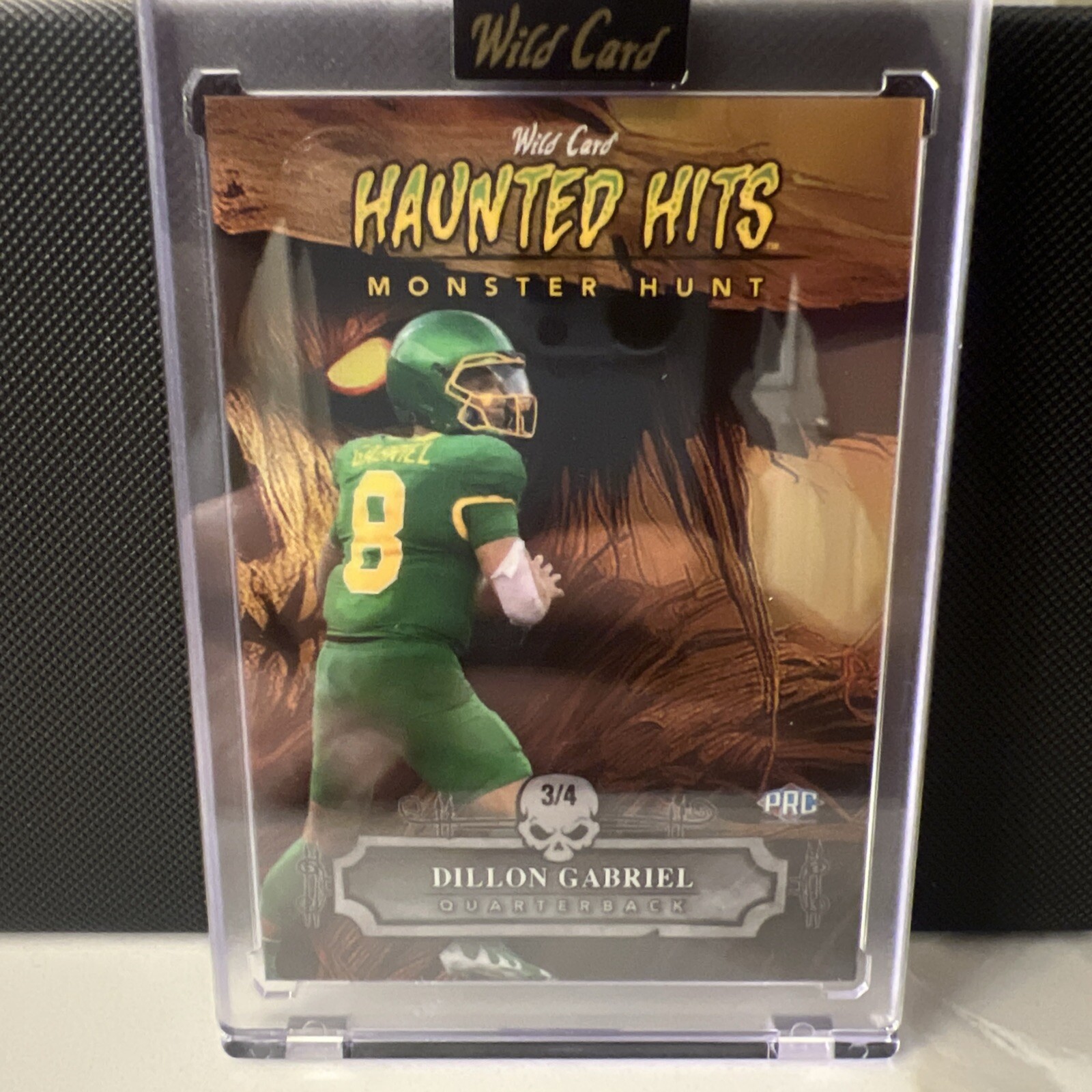 2024 WILD CARD HAUNTED HITS DILLON GABRIEL PRC 3/4 SCARECROW OREGON DUCKS