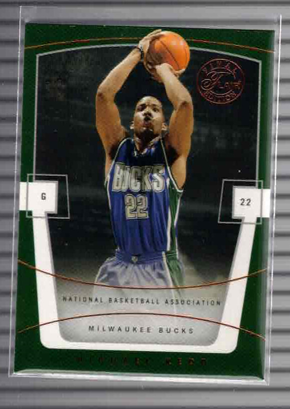 2003 Flair Final Edition   Michael Redd #37 Milwaukee Bucks