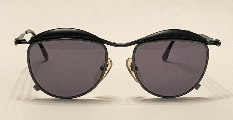 JEAN PAUL GAULTIER Vintage Black Ray Ban Acetate Unisex Sunglasses 56-1274 - Image 2 of 4
