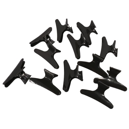 12Pcs Styling Tools Hairdressing Butterfly Hair Claw Salon Hair Clips Clamps US - Picture 4 of 5