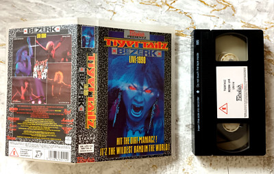 TIGERTAILZ - Bezerk Live 1990 - VHS / TAPE / VIDEOKASSETTE