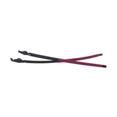 Oakley 8105/9439 Pitchman R - Ersatzstangen - Schwarz/Bordeaux Terminals